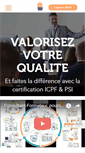 Mobile Screenshot of certif-icpf.org